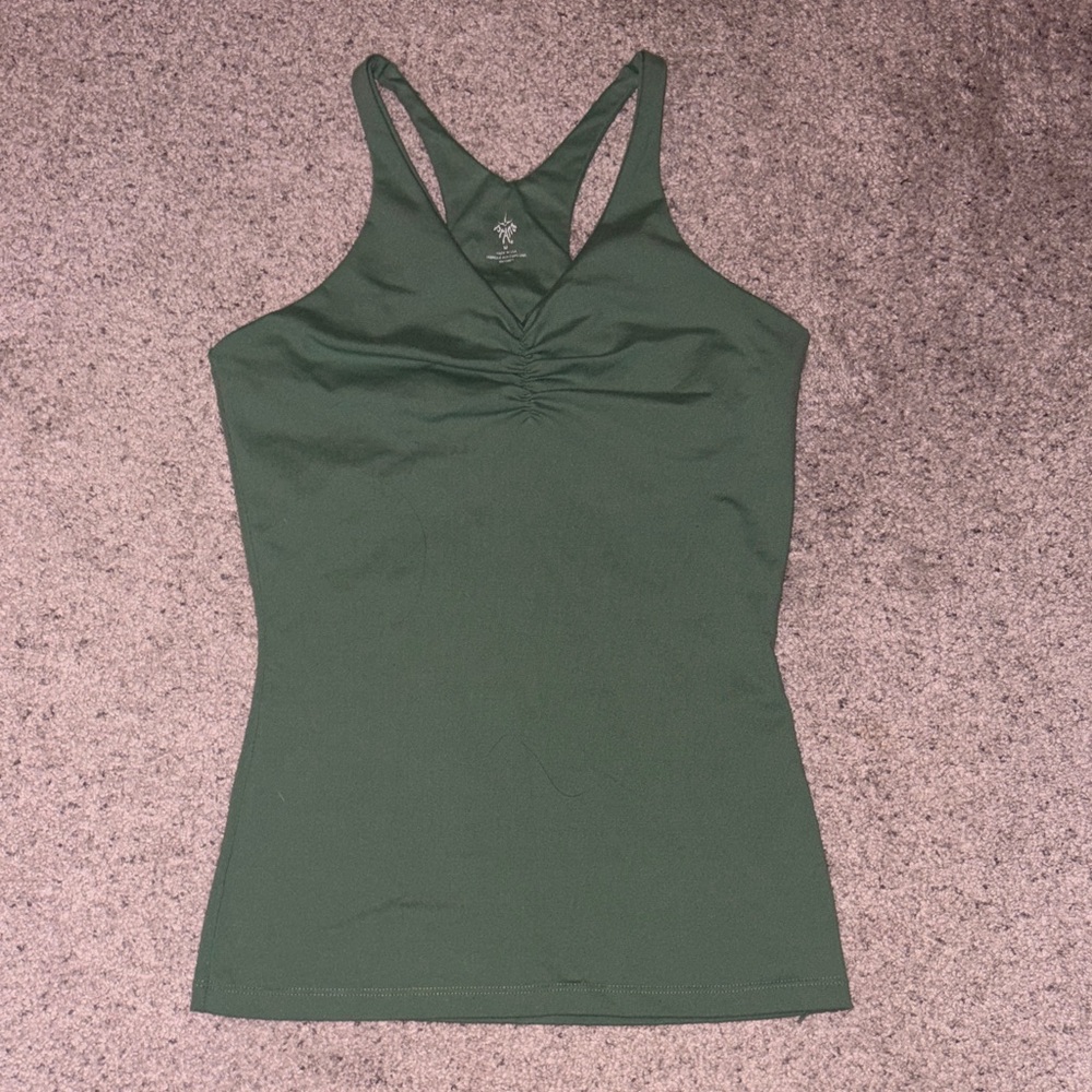Prana Forest Green Women's Tank Top